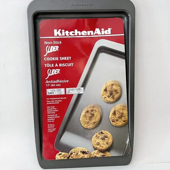 KitchenAid Slider Cookie Sheet, CounterArt Reindeer Rolling Pin & Spatula Set - Picture 2 of 16